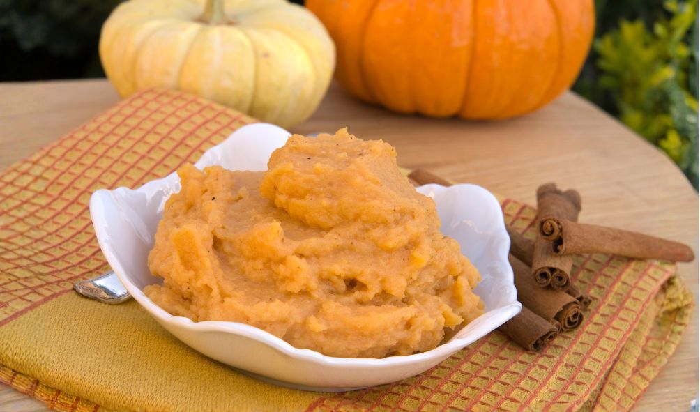 Mashed Pumpkin with Cinnamon